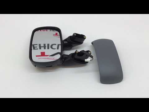 Fits Fiat Doblo 2001-2010 Door Wing Mirror Electric Heated Primed Passenger Side video