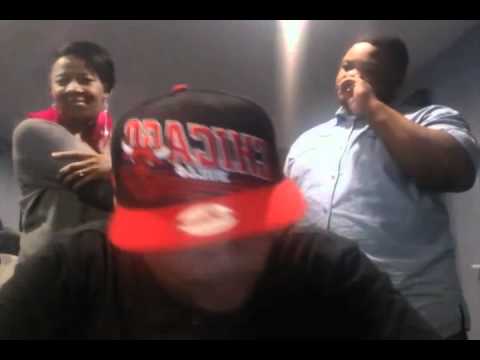 James Fortune in studio with LeAndria Johnson and Zacardi Cortez