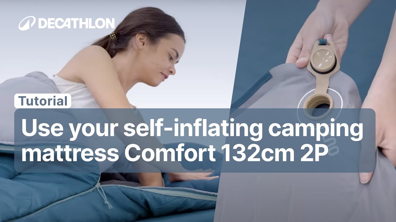 MATELAS AUTOGONFLANT DE CAMPING - COMFORT 132 CM - 2 PERSONNES