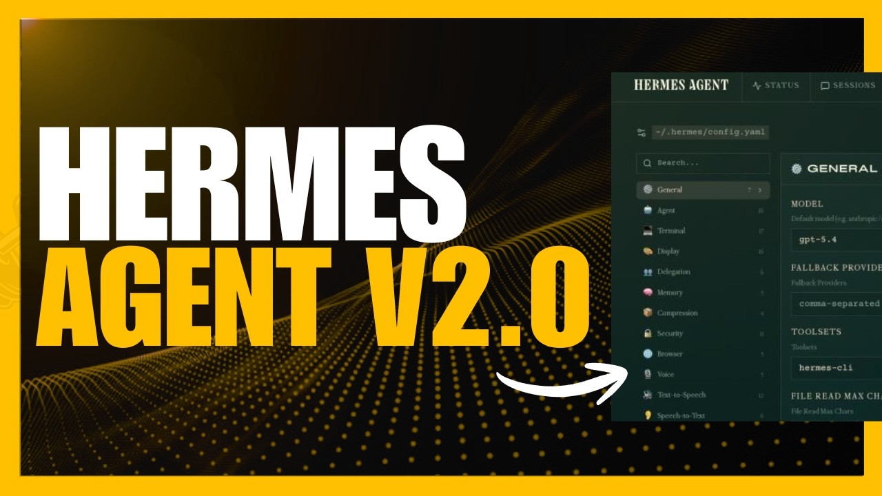 Hermes Agent v2.0! Huge New Updates: WebUI, Qwen 3.6 Plus FREE, Computer Use, & More!