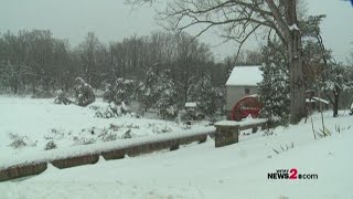 Take A Moment To Relax! Watch The Snow Come Down At The Old Mill