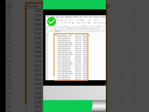 NEW Import Functions in Excel