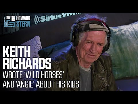 Keith Richards Wrote “Wild Horses” and “Angie” for His Children