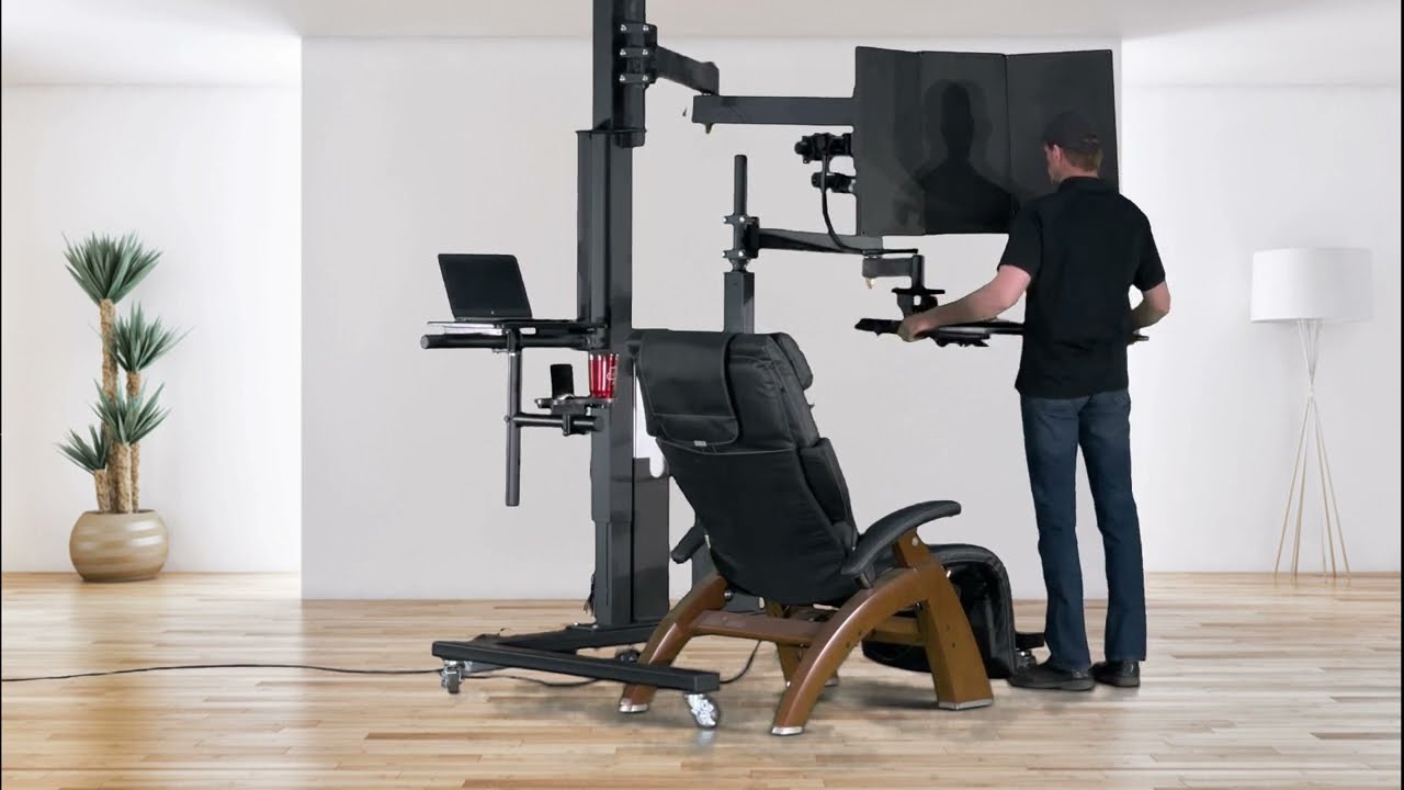 Zero Gravity Workstation 2c Works with Any Recliner