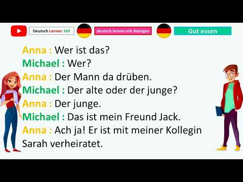 deutsch lernen mit dialogen A1 || German Conversation for Beginners | German Phrases To Know