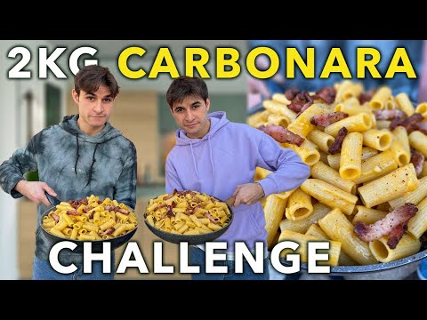 MAN VS FOOD | 2KG DI CARBONARA CHALLENGE *DIFFICILE*