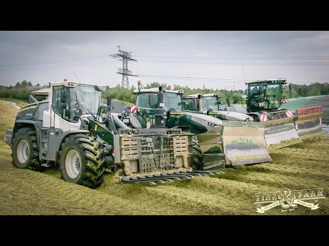 Kampf gegen Lagergetreide | Agrarservice Rügen  | Vier Giganten auf dem Silo | 2x Jaguar 990
