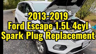 2013-2019 Ford Escape 1.5L Spark Plug Replacement DIY | Includes Seized Plug Fix