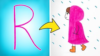 Cute Drawing Tricks To Brighten Your Day | Easy Drawing Tutorial!
