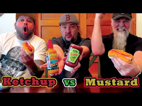 Battle Of The Condiments: Mustard Vs Ketchup + Epic Hot Dog Taste Test!