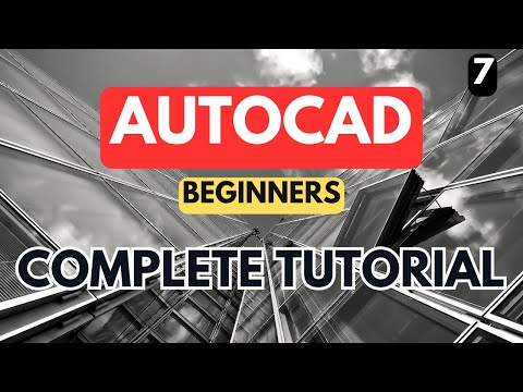 AutoCAD Complete tutorial for Beginners Learn to use Autocad in 60 minutes Part 1