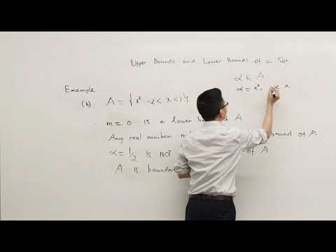 Upper Bounds and Lower Bounds