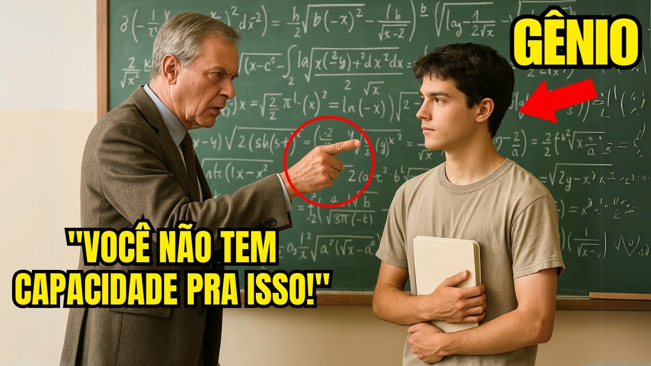 PROFESSOR HUMILHA ALUNO com Equação Impossível, Sem Saber que Ele era um GÊNIO da Matemática
