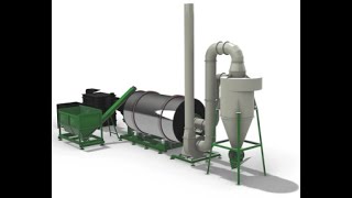 Uscător de rumeguș Briquetting Technology Uscator rotativ rumegus seria SPB-5 SPB-10 SPB-20 SPB-30 SPB30+ nou | Imagine 4 - Machineryline