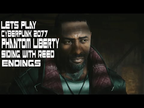 Lets Play Cyberpunk 2077 : Phantom Liberty part 25  endings Finale
