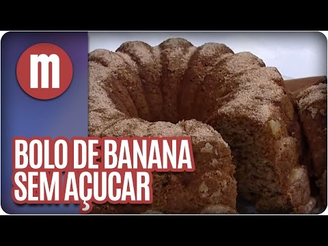 Receita dia 05/04/2013 - Bolo de banana sem açucar
