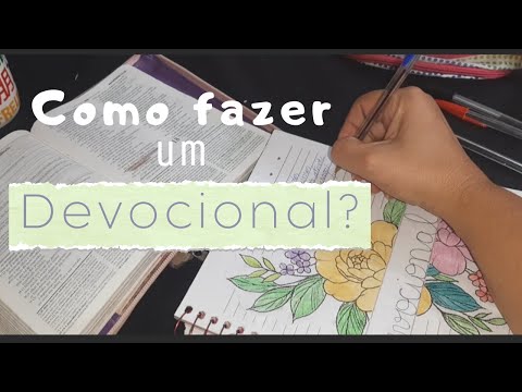 Devocional : 6 Tópicos para fazer um DEVOCIONAL/ Primeiro Ele devocional