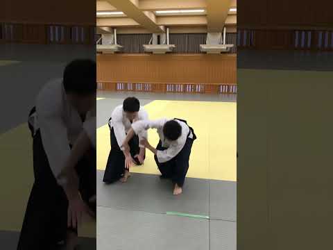 後ろ両手取り　崩し　#錬り棒