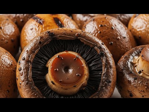 How to cook marinated grilled mushrooms recipe #cooking #recipe #food #foodie