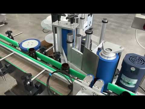 Automatic turntable positioning labeling machine working video
