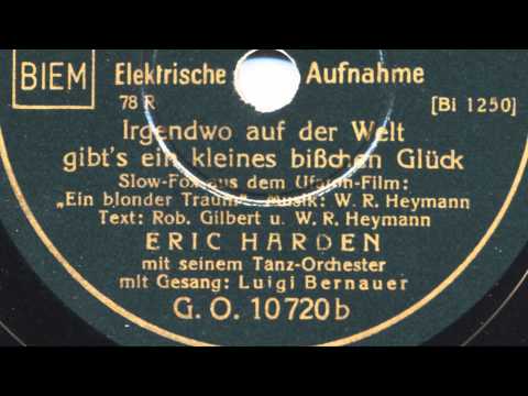 Eric Harden: Irgendwo auf der Welt (Luigi Bernauer, 1933)