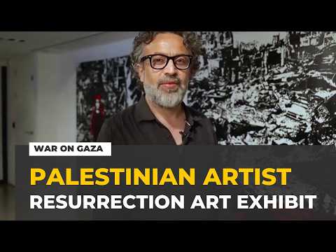 Palestinian artist’s ‘Resurrection’ on show in London reflecting Gaza grief and hope