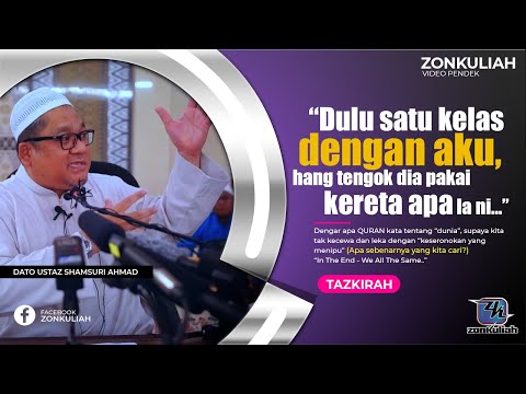 TAZKIRAH : In The End... Kita Semua Sama Saja - Ustaz Shamsuri Ahmad