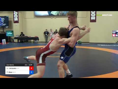 2018 Marine Corps US Open/UWW Junior Freestyle 74 Con Semis - Jarrett Jacques (Eier) Vs. Tyler Dow