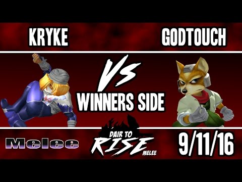 DtR 2 Melee Singles - Kryke (Marth, Sheik) vs UG | NPT GodTouch (Fox) - Winners Side