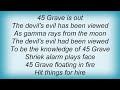 45 Grave - My Type Lyrics