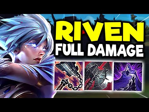 THIS RIVEN FULL DAMAGE BUILD IS STRONG! (TRY THIS OUT) - League of Legends (Ep39)