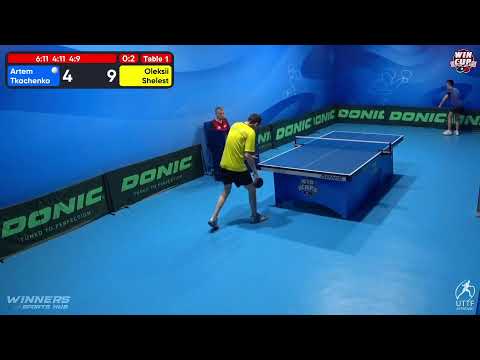 00:00 Artem Tkachenko 0-3 Oleksii Shelest West 5 WIN CUP 31.10.2022 | TABLE TENNIS WINCUP