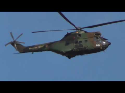 good Army de Terre 5 French Army helicopters depart 22sep16 Cambridge UK 336p