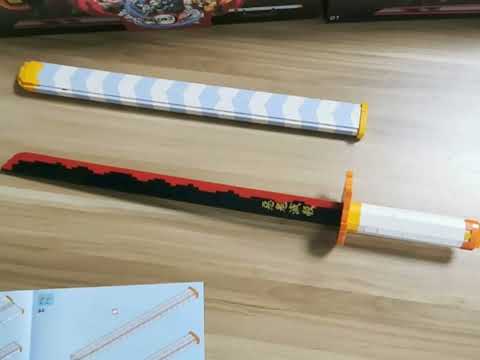 LuckiestToys - Brick Deke 1503 Demon Slayer Kimetsu No Yaiba Rengoku Sword Anime