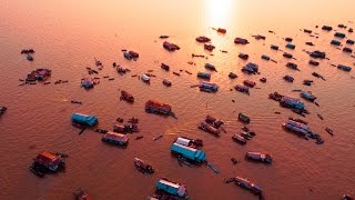 FLOATING VILLAGE - PHANTOM 4 PRO (MY BEST DRONE FLIGHT)