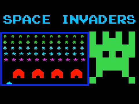 Space Invaders (FC · Famicom) video game port | 22-round session for 1 Player 🎮
