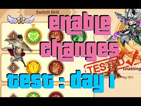 IDLE HEROES NEW Enable Changes Update It's about TIME! Initial Response