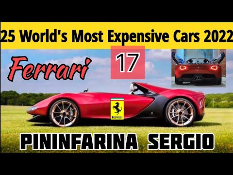 Thumbnail for Ferrari Pininfarina Sergio | The most expenisve car 2022 | $3.9 Million Supercar by Pininfarina Sergio