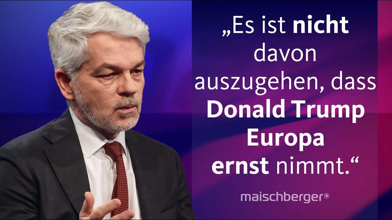 Carlo Masala über Trumps Strategie im Ukraine-Krieg und europäische Sicherheitspolitik |maischberger