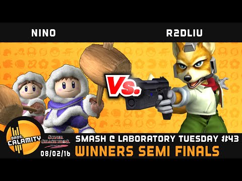 S@LT #43 - Nino (Ice Climbers) vs R2DLiu (Fox) - Winners Semi Finals - Melee Singles