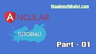 How to Install Angular 7 in Windows [ PART - 1 ] - Angular Tutorials Tamil #angular_tutorials