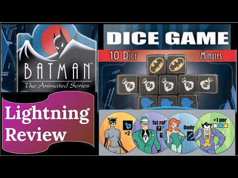 Batman: The Animated Series Dice Game - Review