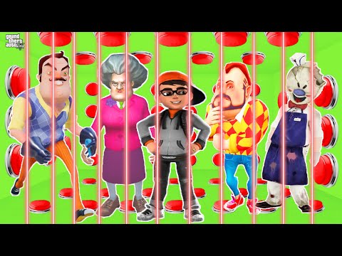 TEHLİKELİ ODA ve TEHLİKELİ OYUNLARA GİRDİK 😱 GTA 5 Dark Riddle - Scary Teacher - Ice Scream
