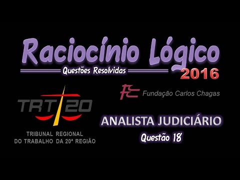 TRT20/2016 - Analista Judiciário - Question 18 - Mathematics