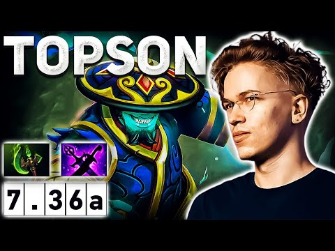TOPSON SHOWS SKILL ON STORM SPIRIT | DOTA 2 STORM SPIRIT 7.36a