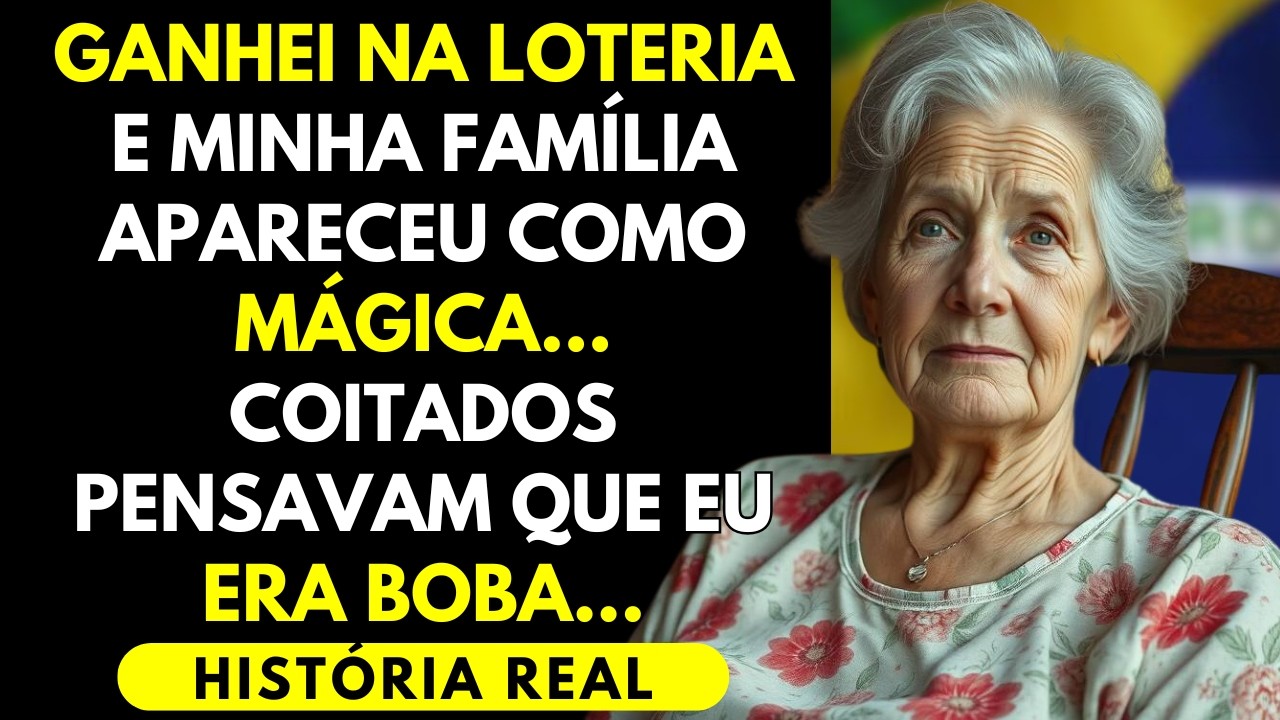 HISTÓRIA REAL 💔 MEUS NETOS NUNCA ME VISITAVAM… ATÉ EU GANHAR NA LOTERIA