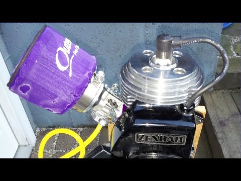 Zenoah G2D 24cc Performance Engine running on 110 octane race fuel
