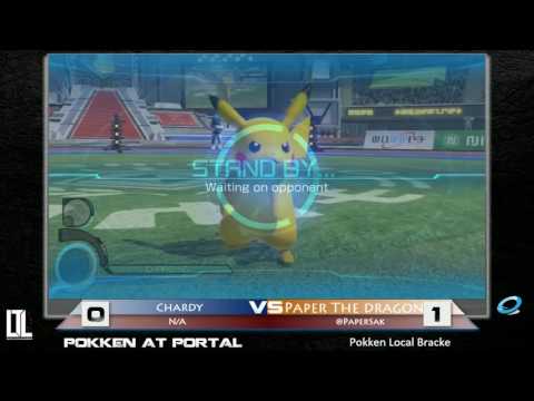 Chardy vs Paper the Dragon - Pokken at Portal 8/16/16
