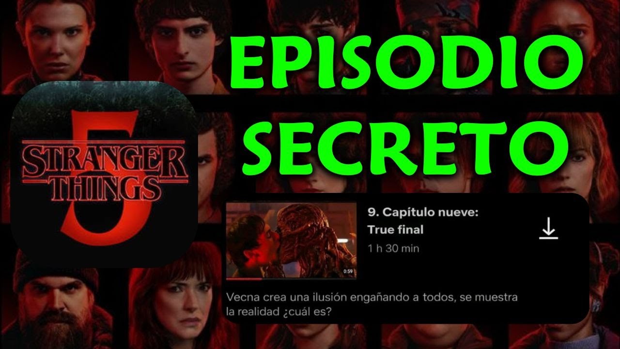 TROLLEADA LEGENDARIA... Aparece el EPISODIO SECRETO de STRANGER THINGS ¡El VERDADERO FINAL!