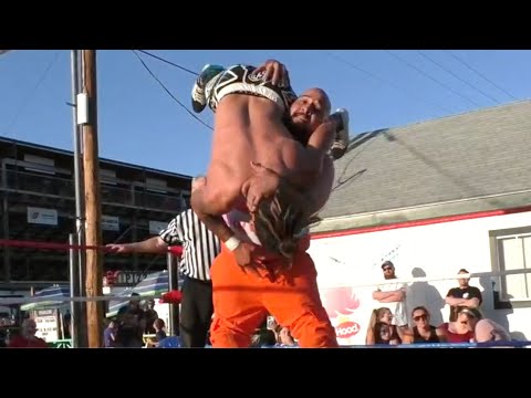 Aiden Aggro vs. Dunky Boy Bandit (Match Highlights, Maine Pro Wrestling, MSP, Skowhegan Fair)